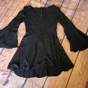 Express- flare mini dress